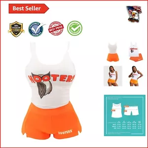 Costume Hooters Iconico - Set canotta e pantaloncini, vestibilità comoda, varie taglie - Foto 1 di 10