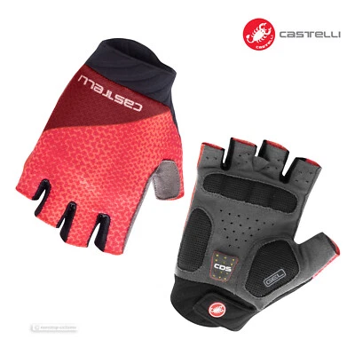Guantes Castelli ROUBAIX GEL 2 para mujer: ROSA BRILLANTE Foto 1 de 4