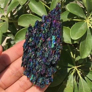 Carborundum Colorful Natural Stone Specimen Silicon Carbide Crystal Collectibles - Picture 1 of 12