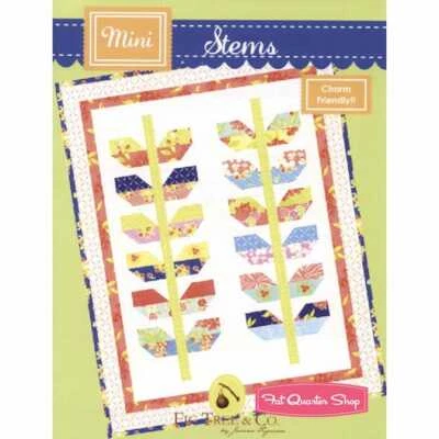 Quilt Pattern STEMS MINI Moda FIG TREE Charm Pack Friendly FIG TREE - Image 1 of 4