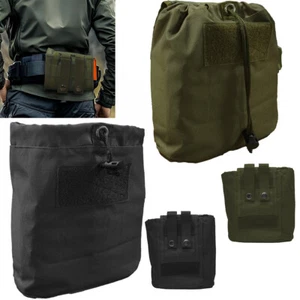 Tactical Molle Magazin Magazin faltbar Dump Drop Pouch Kordelzug Utility Munitionstaschen - Bild 1 von 20