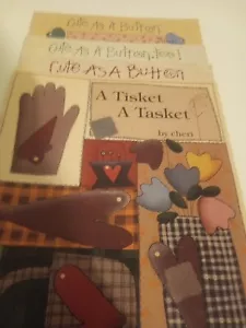 Painting Book Lot by CHERI: A Tisket A Tasket+3 Cute As A Button - Picture 1 of 21