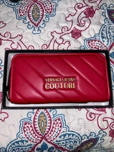 NEW WOMEN VERSACE JEANS COURTURE WALLET - Picture 1 of 4