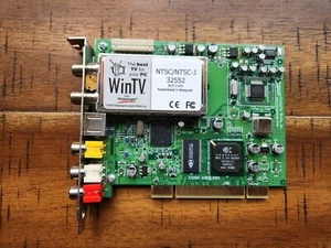 Hauppauge WinTV - NTSC/NTSC-J - 32552 - REV C168 - PCI TV Tuner Card - Picture 1 of 8