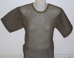 CAMISETA DE MALLA PARA HOMBRE VERDE OLIVA - SEXY, LÚDICA Y UN MONTÓN DE ROPA DIVERTIDA - Imagen 1 de 3