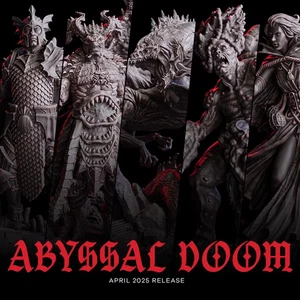 Minis de resina DnD impresas en 3D Abyssal Doom de Flesh of Gods - Imagen 1 de 53