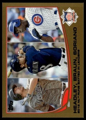 2013 Topps #272 2012 NL RBI золото #/2013 - Изображение 1 из 2