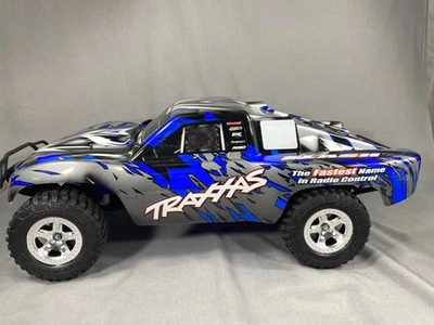 Traxxas Slash 2WD  - Blue 58024_BLUE w/Upgrades - Image 1 of 4