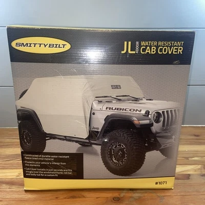 2018-2024 Wrangler JL Smittybilt 1071 Water Resistant Cab Cover + Door Flap - Image 1 of 4