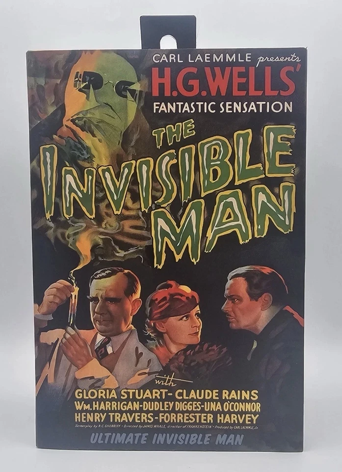 Neca Ultimate Invisible Man Action Figure 90Th Anniversary Multi Color 7 Inch - Image 1 of 2