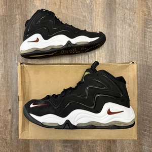 Nike Air Pippen 1 Black Varsity Red 2008 Bulls Größe 11 Turnschuhe mit Karton 325001-061 - Bild 1 von 11