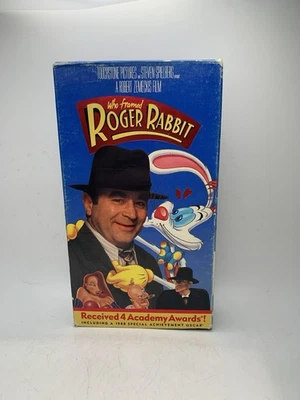 Who Framed Roger Rabbit (VHS 1988) Live-Action Animation Comedy Robert Zemeckis - Image 1 of 4