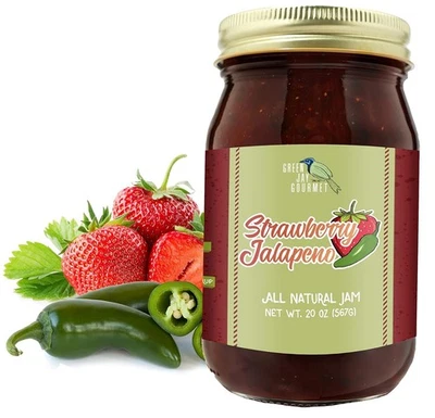 Green Jay Gourmet GATOR Jam - All-Natural Fruit Jam - Ginger, Apple,... - image 1 of 2