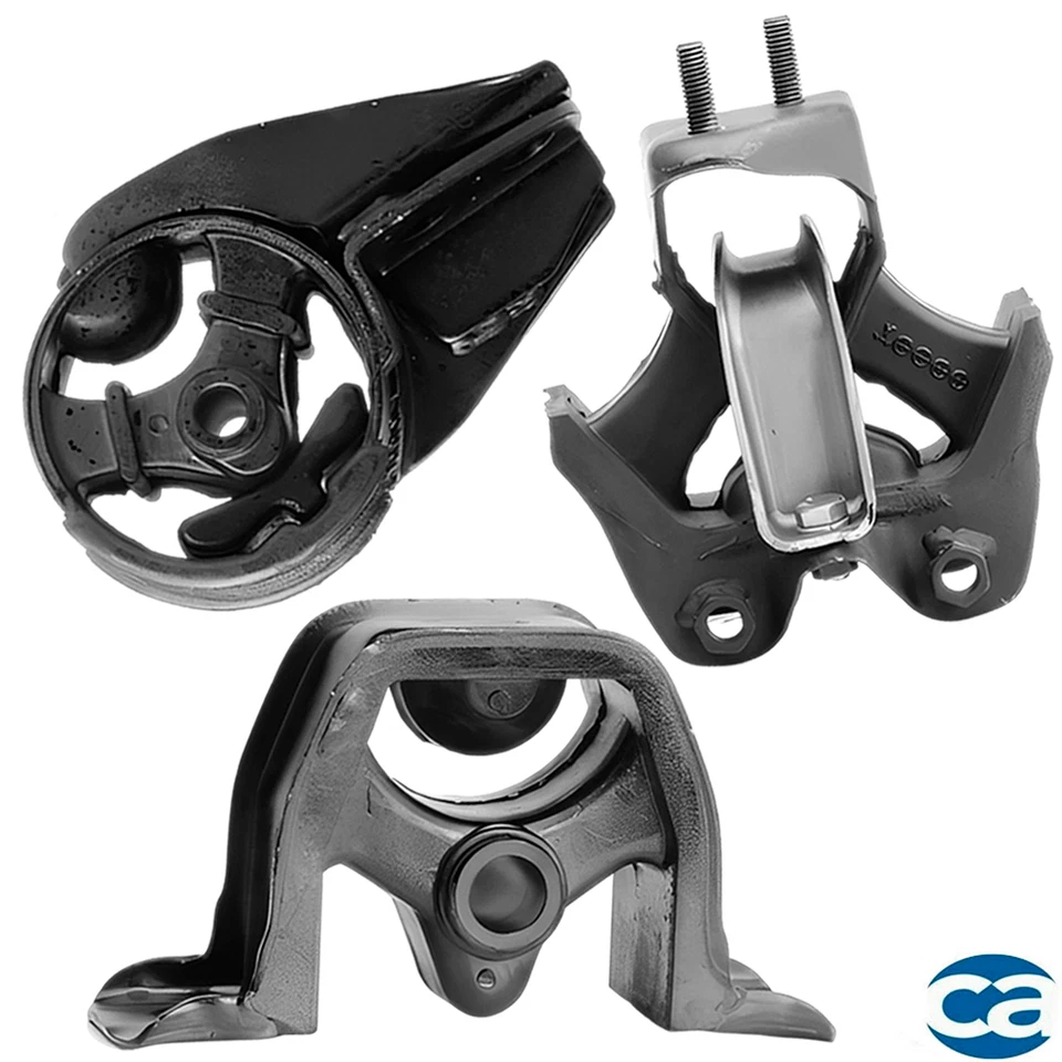 Montajes de motor delanteros LH, traseros y montaje de transmisión delantero derecho 3 piezas para Honda Civic 87-84 Foto 1 de 4