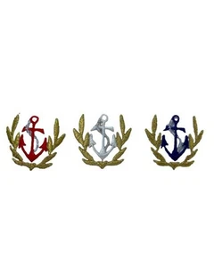 Applicazione Termoadesiva Patch Mini Ancora Ricamo Oro Lurex 3x3 Cm 9078179 - Bild 1 von 7