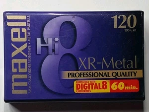 Maxell Hi8 XR-Metal 120 Camcorder Videoband – neu/versiegelt - Bild 1 von 3