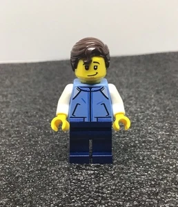 LEGO TEENAGE BOY Chaqueta Azul 60234 People Pack - Divertida Feria Minifigura cty1021 - Imagen 1 de 3