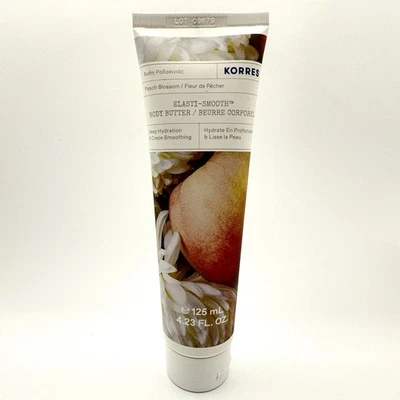 KORRES Pure Greek Olive Body Cream Peach Blossom, 6.76 Fl Oz - New and Sealed - Image 1 of 4