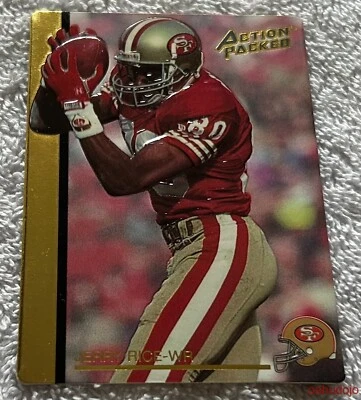 1992 Action Packed Rookie/Update JERRY RICE #59 San Francisco 49ers HOF - Image 1 of 2