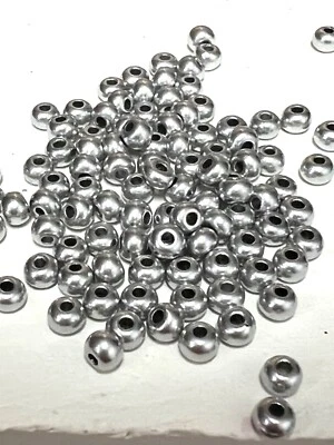200 SHINY SILVER PRECIOSA CZECH GLASS SEED BEADS 6/0 AMAZING QUALITY - Изображение 1 из 3