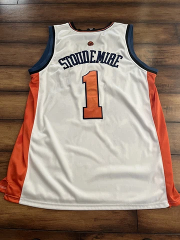 Adidas NBA New York Knicks Amare Stoudemire #1 Sewn Jersey Size 52 Cover