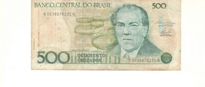 Paper Money Banknote 500 Cruzados Brazil - 1986 - C189 - A0638070231A - Imagen 1 de 2