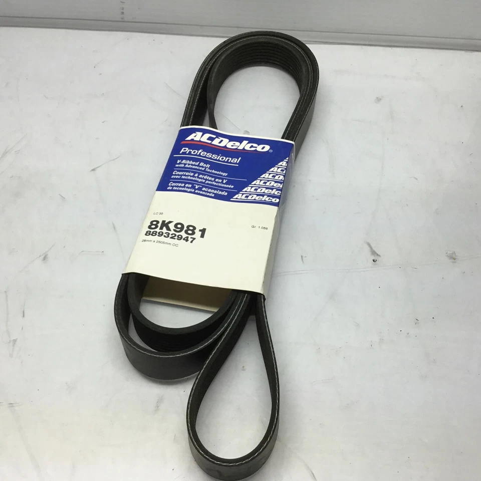 ACDelco Professional 8K981 Serpentine Belt - Image 1 of 1