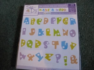 See-D's Rubber Stamps 50690 Flower Power Alphabet - Picture 1 of 2