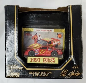NASCAR Hut Stricklin #27 McDonalds Racing Champions 1993 Premier Edition Diecast