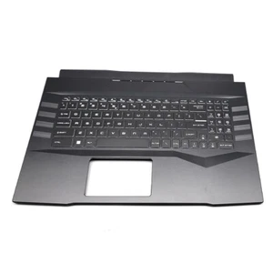 For MSI Pulse GL76 11UDK SCK MS-17L1 Palmrest Backlit Keyboard Black Upper Case - Afbeelding 1 van 12