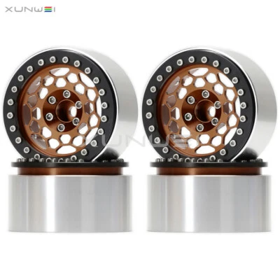 2.2 inch 64×36mm Beadlock Wheel Rim for 1/10th Truck Axial Losi HPI Crawler King - Image 1 of 3