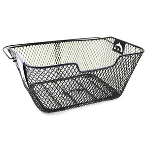 Cesta de bicicleta para portaequipajes / negra / fijación rápida / portátil / pescador - Imagen 1 de 2