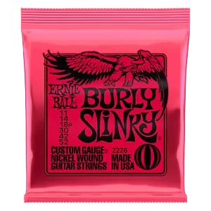 Ernie Ball Burly Slinky Corde per chitarra elettrica a carica di nichel 11-52 P02226 - Foto 1 di 1