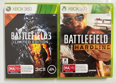 Xbox 360 - Battlefield Game Bundle - 2 x Games - MA15+ - GC -Manuals Inc - PAL - Image 1 of 4