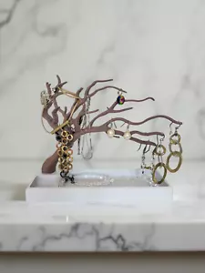 Jewelry Tree Stand, Jewelry Organizer, Earing Rack, Necklace holder, Cute Displa - Picture 1 of 12