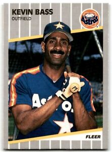 1989 Fleer Kevin Bass . Houston Astros #351