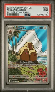 POKEMON ALOLA-DIGDRI - SSP - Stürmische Funken - 208/191 - PSA 9 - DEUTSCH - Bild 1 von 2