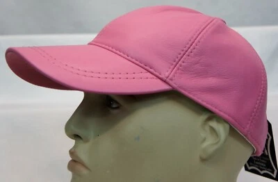 Nueva gorra de béisbol 100 % genuina de cuero de cordero real sombrero visera deportiva 31 COLORES Foto 1 de 4