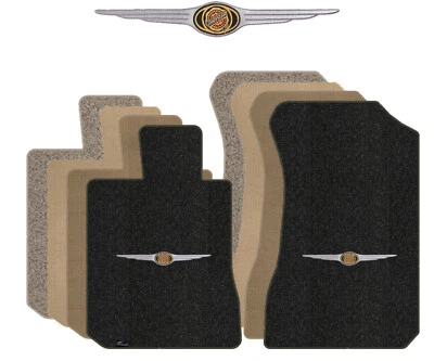 Lloyd Berber Front Carpet Mats for '87-95 Chrysler LeBaron w/Chrysler Badge Logo - Image 1 of 4