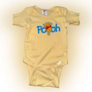 90s Y2K Vintage Winnie the Pooh One Piece 100% Cotton 17-21 lbs - Picture 1 of 8