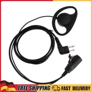 2-poliges Walkie-Talkie-Headset, Privatsphäre, D-Form für Motorola GP88 CT150 P0 - Photo 1/4