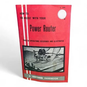 1969 Sears Craftsman Power Router Catalog Handbook Owners Manual 9-2948 - Picture 1 of 8