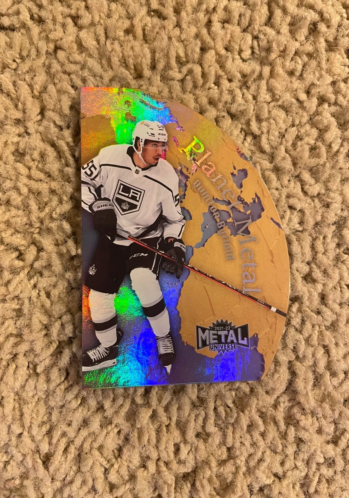 2021 Metal Universe Planet Metal Quinton Byfield Rookie RC