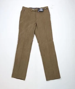 Deadstock Vintage Ralph Lauren Mens 36x34 Stretch Corduroy Chino Pants Brown - Picture 1 of 15