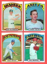 1972 Topps baseball mid-range set break 203-403 - You Pick 'Em