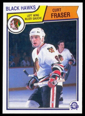 Curt Fraser 1983-84 O-Pee-Chee #102 NMT - Image 1 of 2