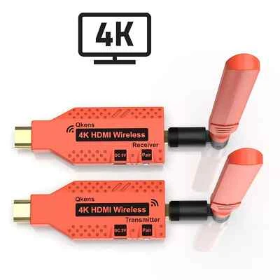 4K Wireless HDMI Extender 150M Video Transmitter Receiver PC To TV Share Adapter - Image 1 of 4