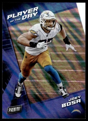 2021 Panini Player of the Day Joey Bosa Los Angeles Chargers #48 - Image 1 of 2
