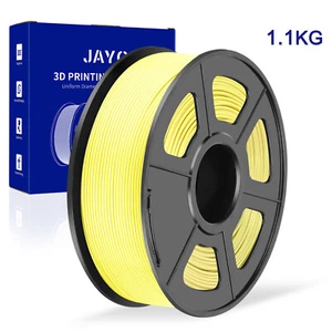 Filamento de impresora 3D amarillo limón JAYO 1,1 KG PETG 1,75 mm perfectamente herido sin obstrucciones - Imagen 1 de 8