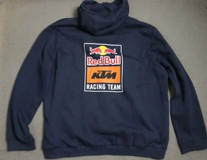 Red Bull KTM Racing Team Hoodie Mens 3XL Blue Full Zip Team Issued - Picture 1 of 15
